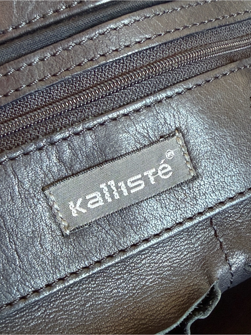 KALLISTÉ Large Soft Black Pleated Leather Tote! Made in Italy! Roomy! - Picture 14 of 15